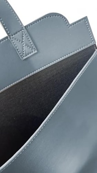 Lixeira para Carro Azul Oceano Premium em Couro Sintético - Organização e Estilo - imagem 3