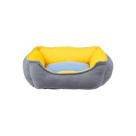 Mor - Cama Retangular Azul e Amarela para Casal com Design Moderno - imagem 3