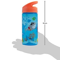 Garrafa Aventuras Pirata 400ml Azul - Segura, Leve e Divertida para Crianças - imagem 3