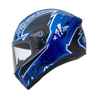 Capacete Peels Spike 2 STK Azul Metalizado Brilhante: Segurança e Estilo para Sua Pilotagem - imagem 4