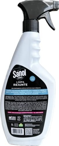 Limpa Rejunte Sanol Pró 1L - Fórmula Profissional Azul para Pisos e Revestimentos - imagem 4