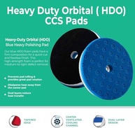 Lake Country HDO-CCS Almofada de Polimento Azul Pesada 16,5cm - Alta Performance para Acabamento Automotivo - imagem 3