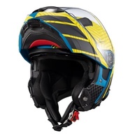 Capacete Texx Kratos Cyber Azul e Amarelo Fosco: Estilo e Segurança para Sua Pilotagem - imagem 2