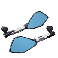 Espelho Retrovisor Esportivo Universal Azul para Moto - Estilo e Segurança - imagem 2