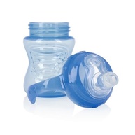 Copo de Treinamento Nuby com Alça e Bico de Silicone Azul - Segurança e Conforto para Bebês - imagem 5