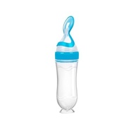 Colher Dosadora em Silicone Azul - Alimentação Segura e Prática para Bebês - imagem 2