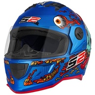 Capacete Moto Pro Tork Stealth Zombie Tam 60 Azul: Segurança e Estilo para suas Aventuras - imagem 3