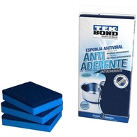 Esponja Para Limpeza Antiaderente Azul Pack com 3 Unidades - Tekbond - imagem 1