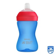 Copo de Transição com Bico de Silicone 9M+ Philips Avent SCF802/01 Azul e Vermelho - Livre de BPA - imagem 4