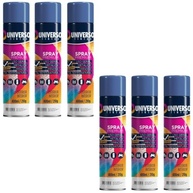 Tinta Spray Azul Escuro 400ml Uso Geral - Kit 6 Unidades | Aço, Ferro, Couro, Gesso, Cerâmica - imagem 2