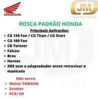 Retrovisor Azul BMW F800 Haste Longa 90º - Upgrade Premium para sua Honda - imagem 5