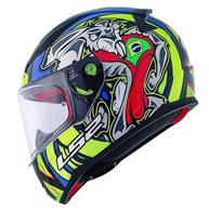 Capacete LS2 FF353 Rapid Replica Alex Barros - Azul/Amarelo | Estilo e Segurança - imagem 4