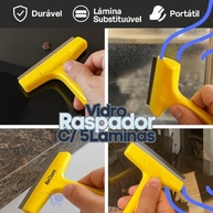 Raspador Adesivo Profissional para Pisos, Vidros e Azulejos - Lâminas Extras e Design Ergonômico - imagem 3