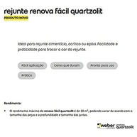 Rejunte Renova Fácil Cinza Platina Quartzolit - 120ml | Restaure e Reviva Seus Azulejos com Facilidade - imagem 3