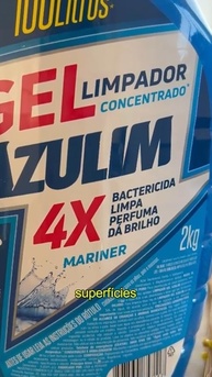 Limpador Gel Azulim Mariner - Potente e Eficaz para Limpeza Profunda - imagem 2