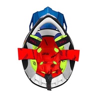 Capacete Motocross Fast Fantasy Limited Edition 56 Azul/Laranja - Segurança e Estilo - imagem 5