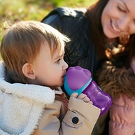 Copo com Canudo Philips Avent SCF796/02 200 ml Azul/Roxo - Transição Natural da Amamentação - imagem 3