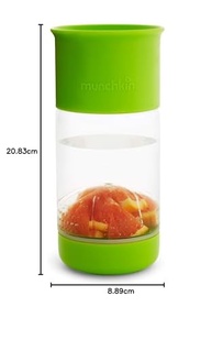 Munchkin It's a Miracle! Copos 360° com Infusor de Frutas - Azul/Verde - imagem 4