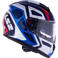Capacete LS2 FF397 Vector Evo Interceptor Azul/Vermelho TAM 62/XL: Segurança e Estilo para Sua Pilotagem - imagem 2