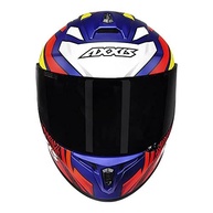 Capacete Axxis Draken Tracer Azul/Vermelho/Amarelo Fosco - Segurança e Estilo para Sua Pilotagem - imagem 4
