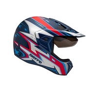 Capacete Moto Bieffe 3 Sport AZV50 Jean Azevedo - Azul e Vermelho | Segurança e Estilo - imagem 4