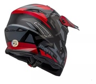 Capacete Motocross Bieffe B-CR Jump Preto e Vermelho Brilho - Segurança e Estilo para suas Aventuras Off-Road - imagem 3
