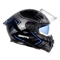 Capacete Masculino Bieffe B-Fast Strak Azul: Segurança e Estilo para Sua Moto! - imagem 1