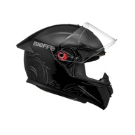 Capacete Masculino Bieffe B12 Imperium Preto com Aerofólio: Segurança e Estilo para Sua Moto - imagem 1