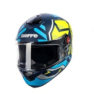 Capacete Bieffe B12 Phantom Esportivo Azul: Segurança e Estilo para Sua Moto - imagem 3