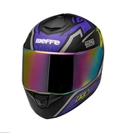Capacete Moto Masculino Bieffe B12 Qtr Roxo Fosco Aerofólio - Segurança e Estilo - imagem 3