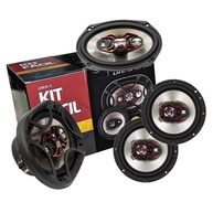 Kit Alto Falantes Bravox Kit Fácil X B4X69X (6x9") + B3X60X (6") - Som Potente para Seu Carro - imagem 1
