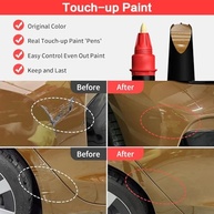 Carhoo B53 Marrom Brilhante Metálico: Kit Retoque Pintura BMW com Caneta e Pincel - 16ml - imagem 5
