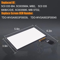 Tela Touchscreen 6.5" para VW Magotan B7, Scirocco, Golf, Jetta e Mais - MIB200 Original - imagem 5