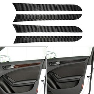 Kit Acabamento Fibra de Carbono Painel Porta Audi A4 B8 / S4 (2009-2016) - Estilo Premium - imagem 2