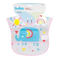 Babação Controlada com Estilo: Babador Arco-Íris Impermeável com Bolso da Buba - imagem 1