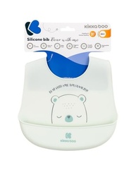Babador de Silicone Bear With Me Mint - Seguro, Estiloso e Prático para Bebês - imagem 4