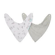 Babador Bandana Coelho Papi: Kit com 2 Peças! - imagem 1