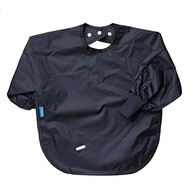 Babador Manga Longa Liso (Preto) - BLW Impermeável - imagem 2