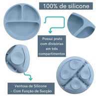 Kit Alimentação Bebê Rosa - 10 Peças em Silicone Premium com Talher, Chupeta e Babador - imagem 5