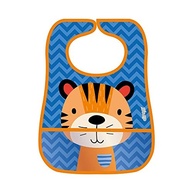 Babador Impermeável com Bolso Coletor - Tigre, Clingo, Rosa | Proteção e Estilo para Bebês - imagem 2