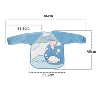 KaBaby Babador com Manga Foca Azul – Estilo e Proteção para Bebês - imagem 3