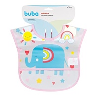 Babação Controlada com Estilo: Babador Arco-Íris Impermeável com Bolso da Buba - imagem 2