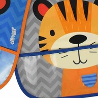Babador Impermeável com Bolso Tigre - Proteção e Estilo para Bebês - imagem 3