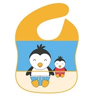 Girotondo Baby Babador Impermeável Pinguim - Proteção e Estilo nas Refeições do Bebê - imagem 4