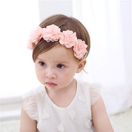 Penteadeira Infantil com Flores para Meninas - Babador, Tiara e Acessórios de Cabelo - imagem 2