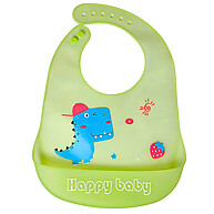 Babador Infantil Impermeável Dino: Prático e Higiênico! - imagem 1