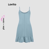 Vestido Plus Size Lovito: Casual e com Babados - imagem 2