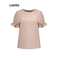 Blusa Jacquard Lovito: Elegância com Babados - imagem 2