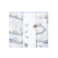 Babete Papizinha Estampada 32cm x 32cm - 3 Unidades Macias e Absorventes para Bebês - imagem 2