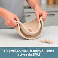 Life Baby Feeding Set CR-001 Bege - Kit Completo para Introdução Alimentar do Bebê - imagem 4